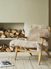 Premium Oyster Sheepskin Rug  A-Grade Wool  Ultra Soft & Plush  90x60cm