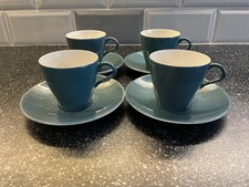 Poole Pottery Blue Moon - 4 x