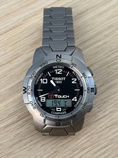 Tissot  T Touch Titanium Watch Z 253/353 Touch Screen Chronograph Black Dial