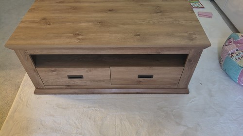 Large coffee table with - coffee,