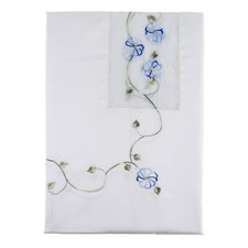50''x70'' Rectangular Embroidered Tablecloth Elegant & Easy Care Various Colors