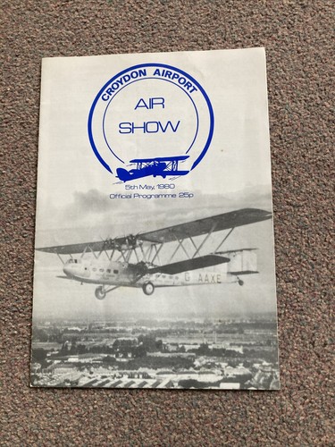 Croydon air show programme - air,