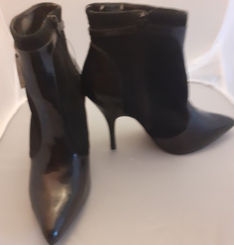 Next suede and - patent, leather