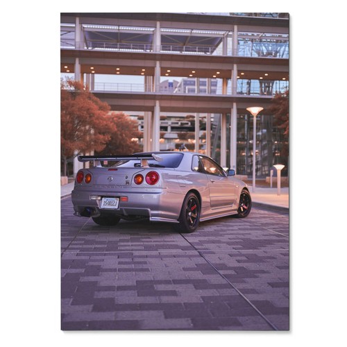 Nissan r34 gtr skyline art - nissan,
