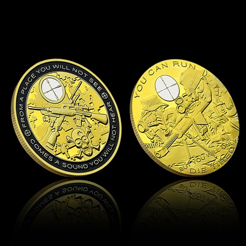 Sniper tactical challenge coin - sniper,