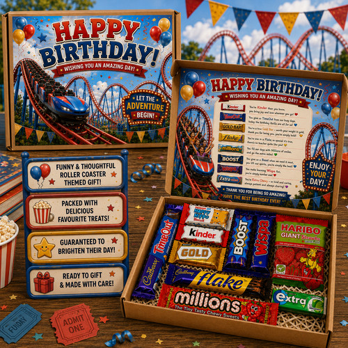 Roller coaster birthday - roller,