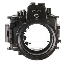 clearance-130FT/40M Waterproof Underwater Housing For Canon EOS 760D & 18-55mm