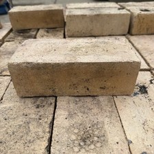 Reclaimed 73mm Yellow Pressed Bricks - Job Lot of 98