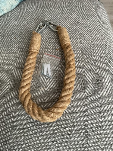 Chunky rope toilet roll - roll, holder