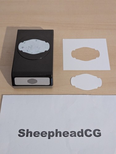 Stampin story label punch - up,