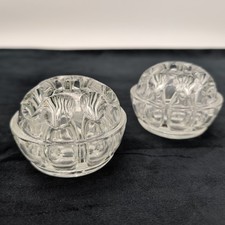 Vintage clear glass flower - vintage,