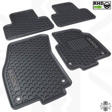 4pc Rubber floor mat set for
