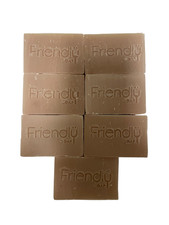 Case of 7 Friendly Soap Rose Geranium 95g Loose Bars Natural Soap Hand Soap