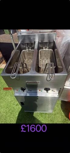 Valentine electric fryer twin - electric,