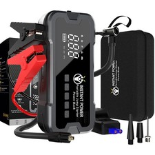 Instant Power Jump Starters Jump Starter Power Pack and Air Compressor 4000 Amp