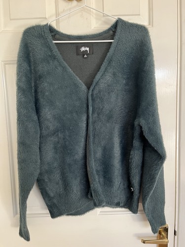 Stussy shaggy cardigan size - cardigan, m