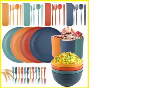Unbreakable dinner sets for - dinner, 4