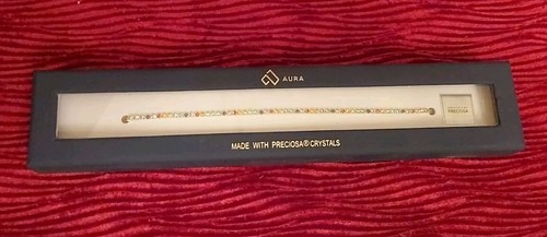 Aura gold tone tennis - tennis, link