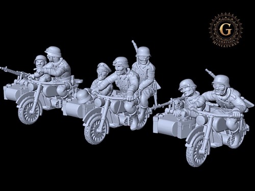 Wwii german motorcycles - german, x