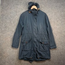 Fat Face x Cro Jack Jacket Mens Size UK M Blue British Coat Waxed Unconstructed