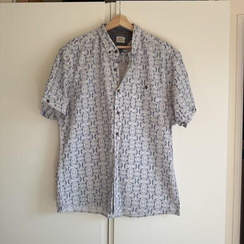 Mens short sleeve paisley - short,