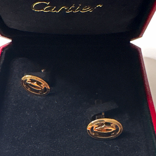 Cartier gold oval signed - gold,