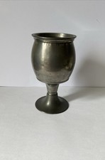Vintage Pewter Goblet Chalice