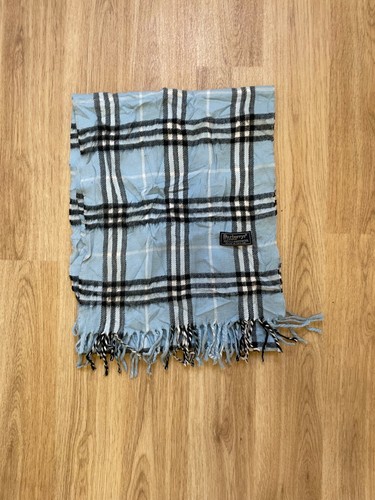 Blue burberry scarf good - –,