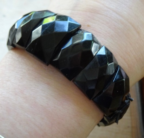 Antique victorian whitby jet - victorian,