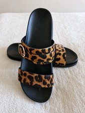 M&S Animal Print Sandals Size