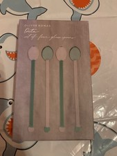 OLIVER BONAS GLASS PINK GREEN