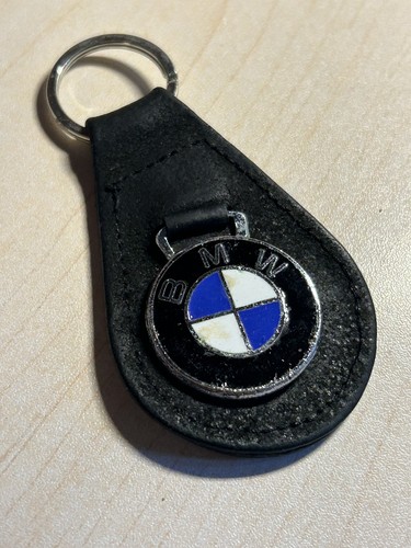 Vintage bmw keyring enamel - keyring,