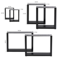 Pair of Metal Steel Legs