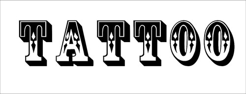 Tattoo shop vinyl sticker - tattoo,
