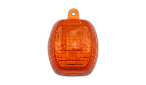 Indicator lens front - lens, amber