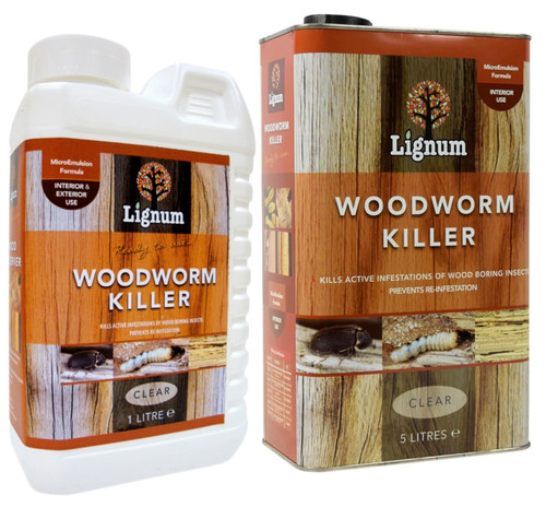 Lignum woodworm insect killer - woodworm,