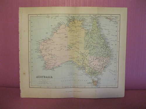 Antique map australia - map,
