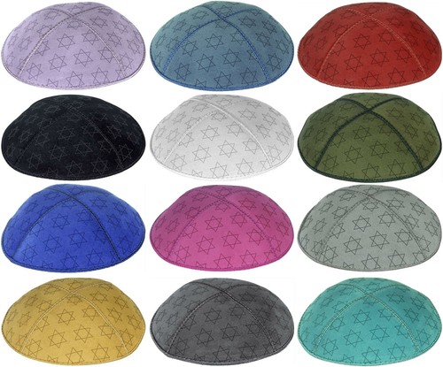 Genuine suede kippah with - kippah,