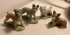 Vintage Wade Whimsies 4 Dogs