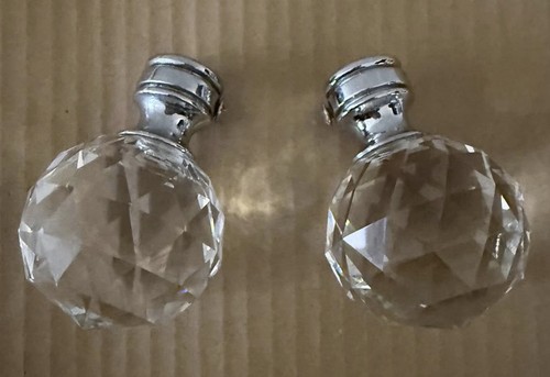 Crystal curtain pole balls - crystal,