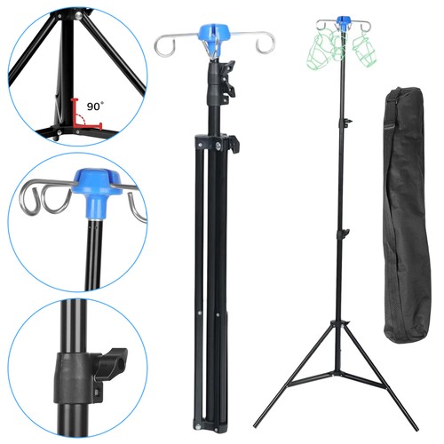 Portable pole drip bag - portable, iv