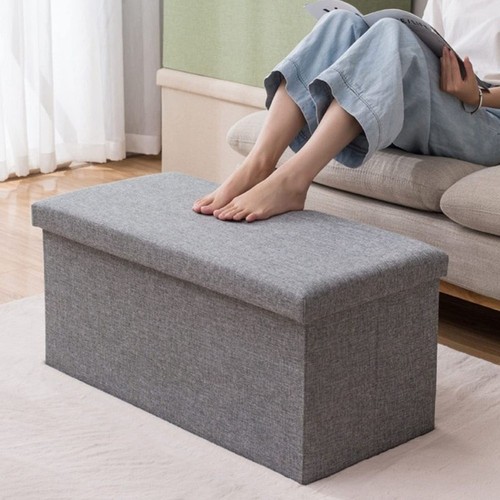 Folding ottoman storage - ottoman,