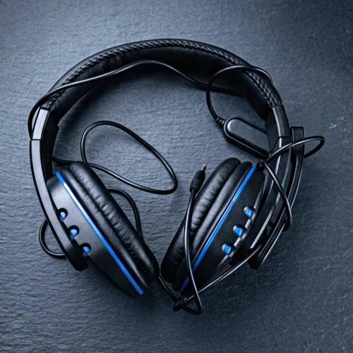Black blue over - black/blue, over-ear