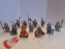Lego Castle Knights King Queen Soldiers Minifigures x11 Fantasy Kingdoms Army