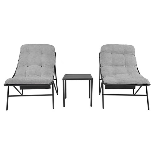 Garden bistro set grey - garden, piece