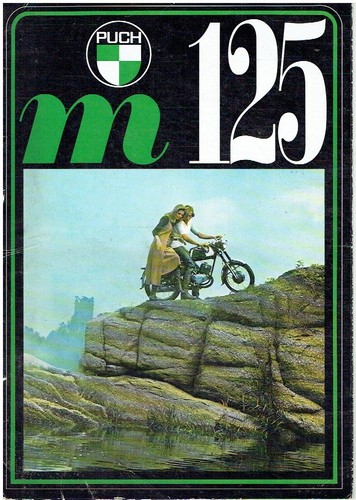 Puch 125 motorcycle - puch,