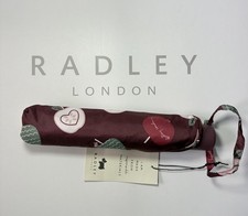 RADLEY ‘An Apple A Day’ Red Umbrella - Brand New With Tags