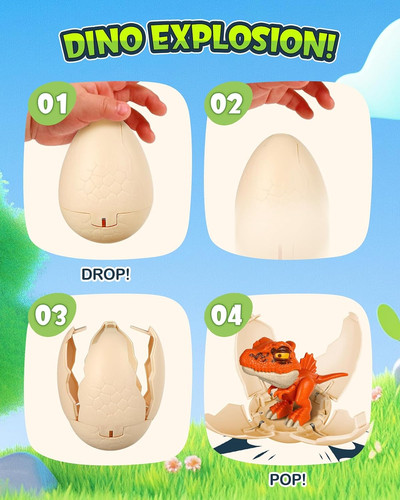 Pack jumbo dinosaur - dinosaur, eggs