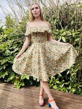Vintage Floral Summer Dress