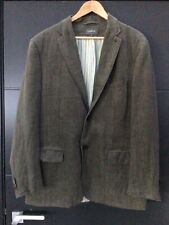 OSKA MANS JACKET, SIZE 4 UK 44”, 100% LINEN, GREEN/WHITE FLECK, WORN ONCE ONLY